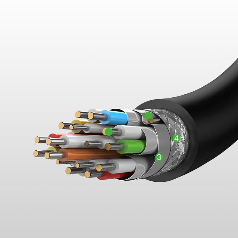 Ugreen cable HDMI - micro HDMI cable 19 pin 2.0v 4K 60Hz 30AWG 1.5m black (30102) 11