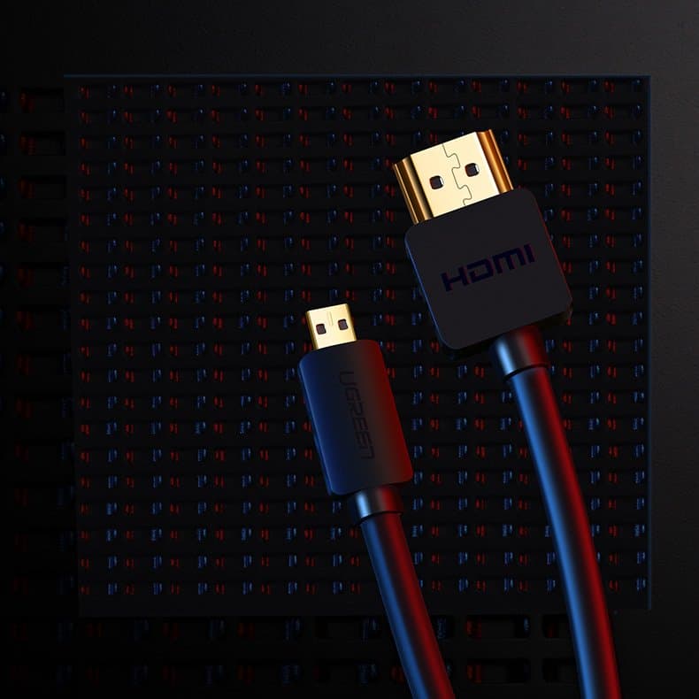 Ugreen cable HDMI - micro HDMI cable 19 pin 2.0v 4K 60Hz 30AWG 1.5m black (30102) 13