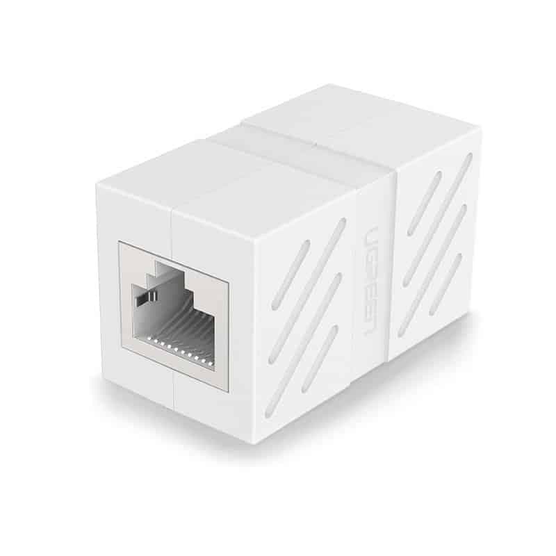 Ugreen coupler network cable coupler RJ45 network coupler Λευκό (20311)