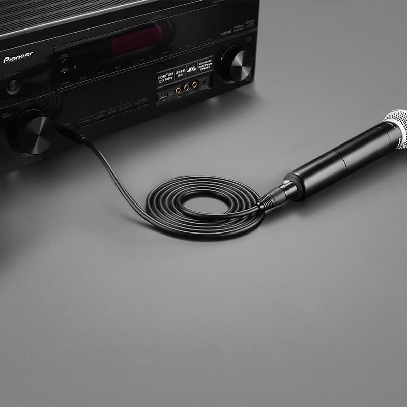 Ugreen audio cable Microphone cable to XLR microphone (female) - 6.35 mm jack (male) 3 m (AV131) 5