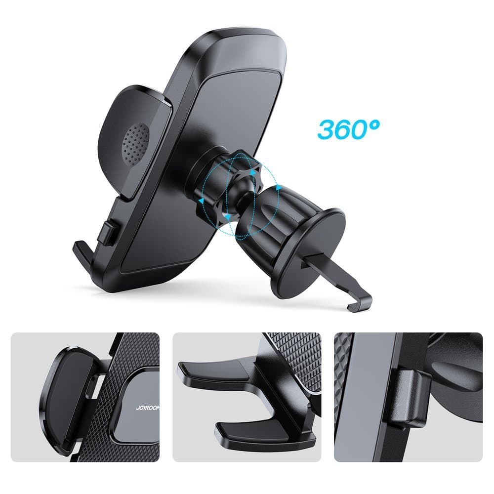Joyroom Car Phone Clip Holder Air Vent Ventilation Grille Black (JR-ZS259) 5