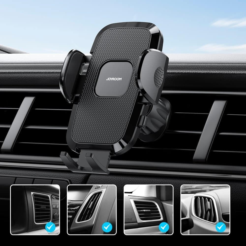 Joyroom Car Phone Clip Holder Air Vent Ventilation Grille Black (JR-ZS259) 6