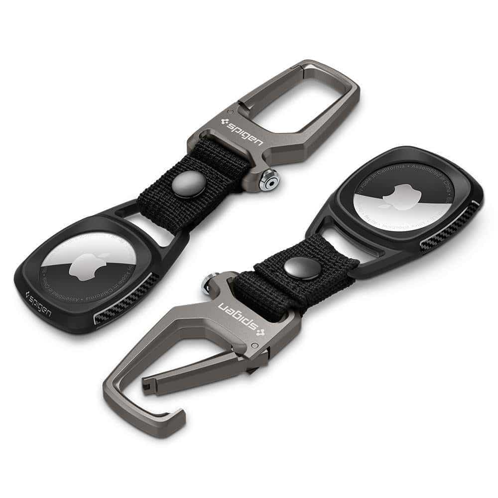 Spigen RUGGED ARMOR Apple AirTag (Μαύρο) 4