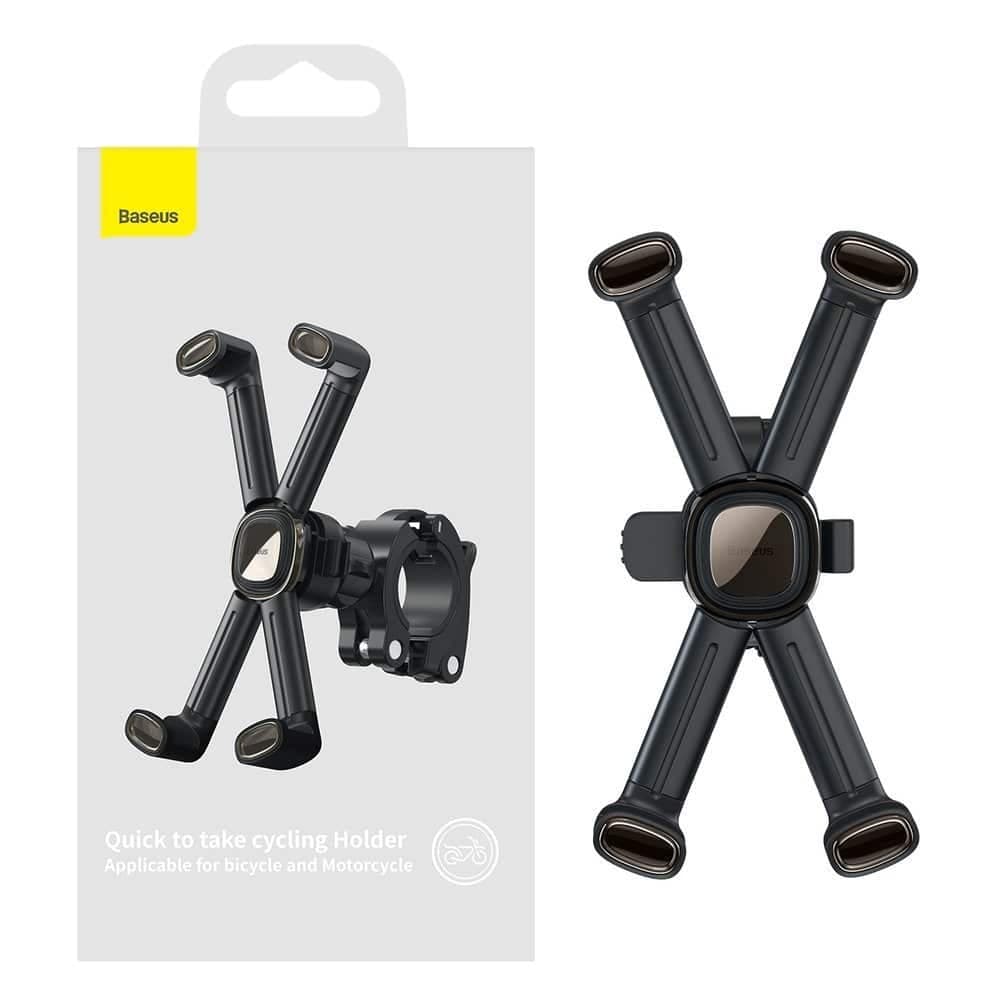 Baseus Quick to take cycling Holder (Applicable for bicycle and Motorcycle) black (SUQX-01) 5