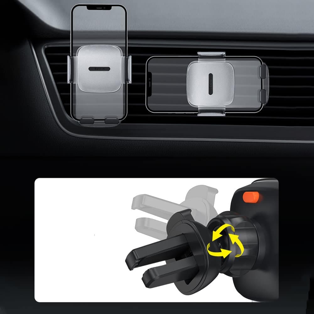Baseus 2in1 car holder for cockpit and ventilation grille black (SUYK000001) 13