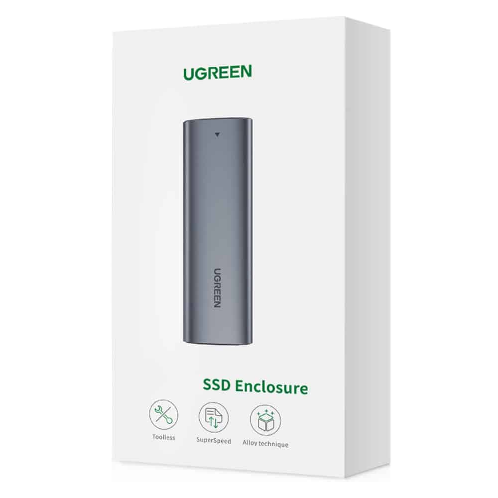 Ugreen Hard Drive Bay M.2 B-Key SATA 3.0 5Gbps Γκρί + USB Type C Καλώδιο (CM400) 6