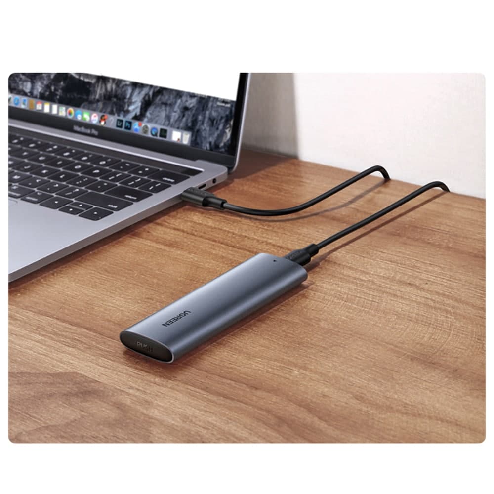 Ugreen Hard Drive Bay M.2 B-Key SATA 3.0 5Gbps Γκρί + USB Type C Καλώδιο (CM400) 11