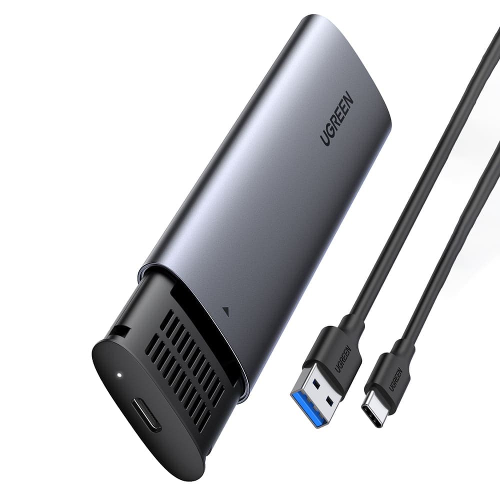 Ugreen Hard Drive Bay M.2 B-Key SATA 3.0 5Gbps Γκρί + USB Type C Καλώδιο (CM400)