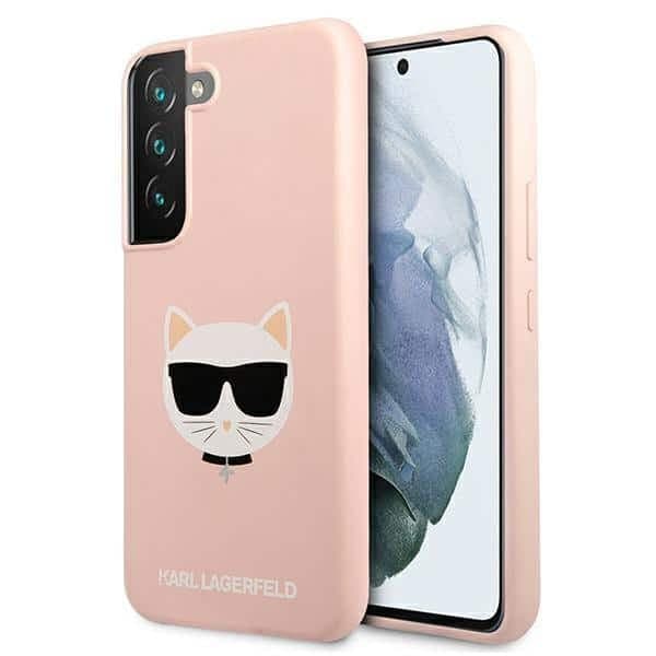 Karl Lagerfeld Silicone Choupette - θήκη για Samsung Galaxy S22+ 5G - Ροζ