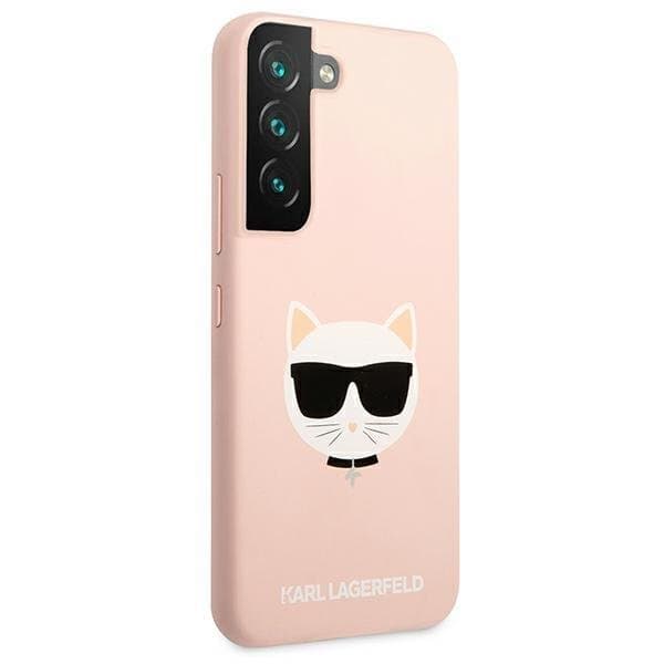 Karl Lagerfeld Silicone Choupette - θήκη για Samsung Galaxy S22+ 5G - Ροζ 4