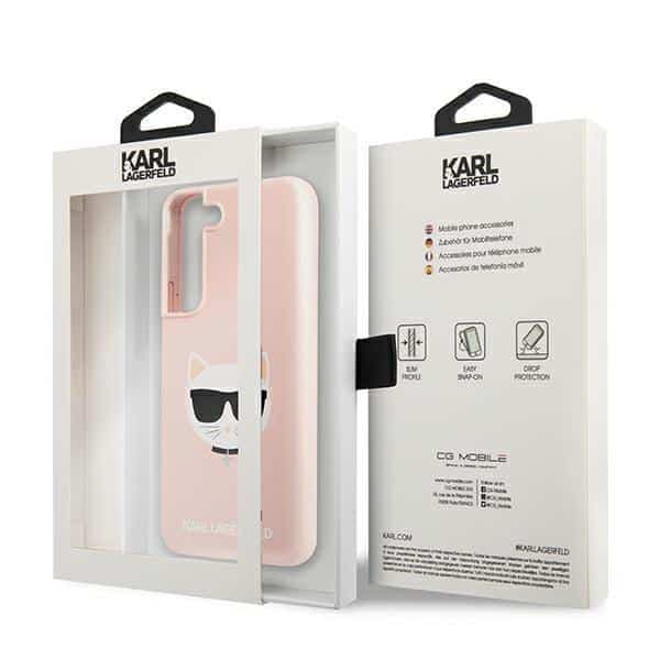 Karl Lagerfeld Silicone Choupette - θήκη για Samsung Galaxy S22+ 5G - Ροζ 8