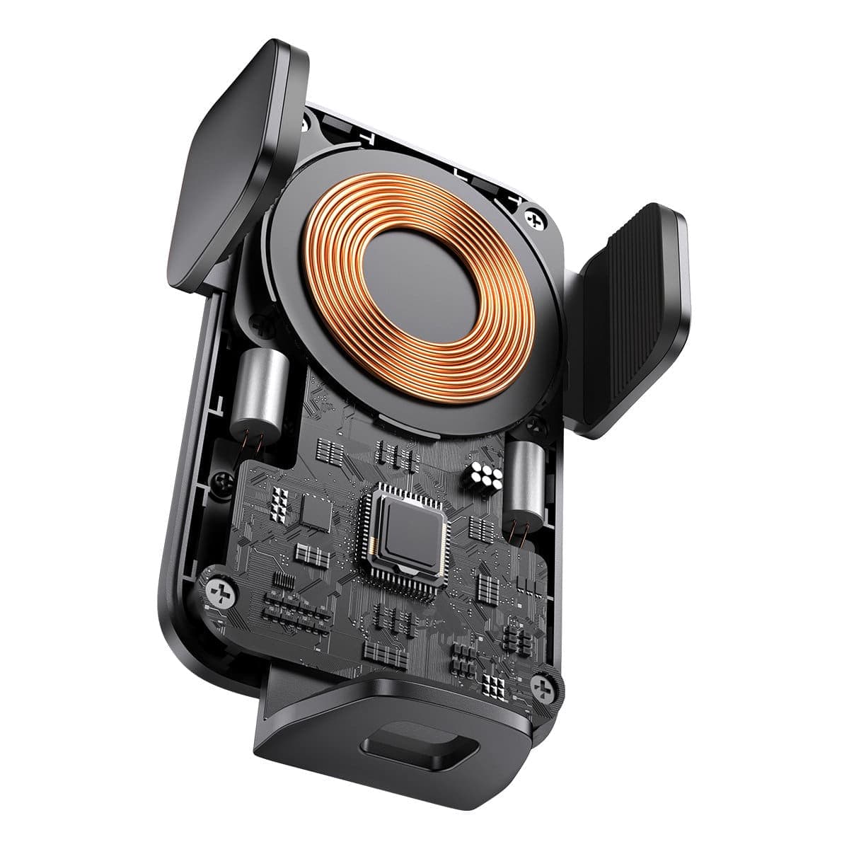 Baseus Wisdom induction charger car phone holder Μαύρο (CGZX000001) 10