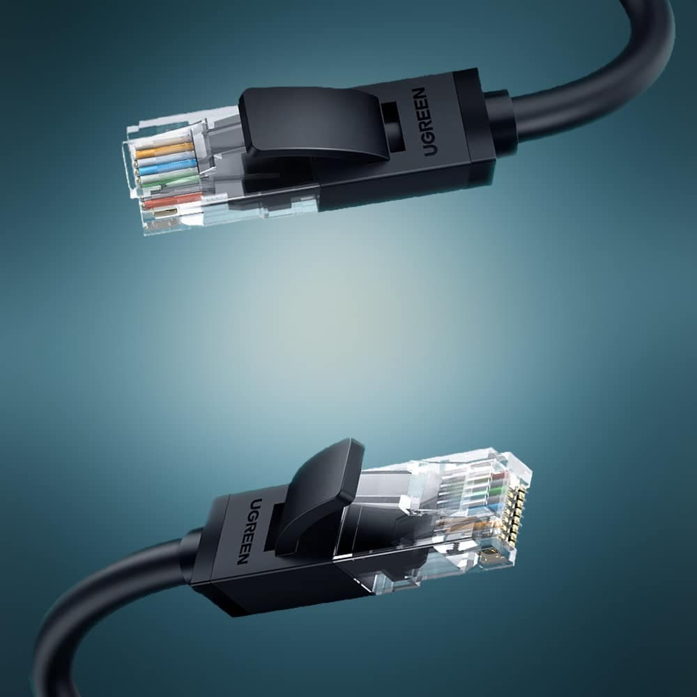 Ugreen flat LAN Ethernet Cat. 6 8m Μαύρο (NW102) 4