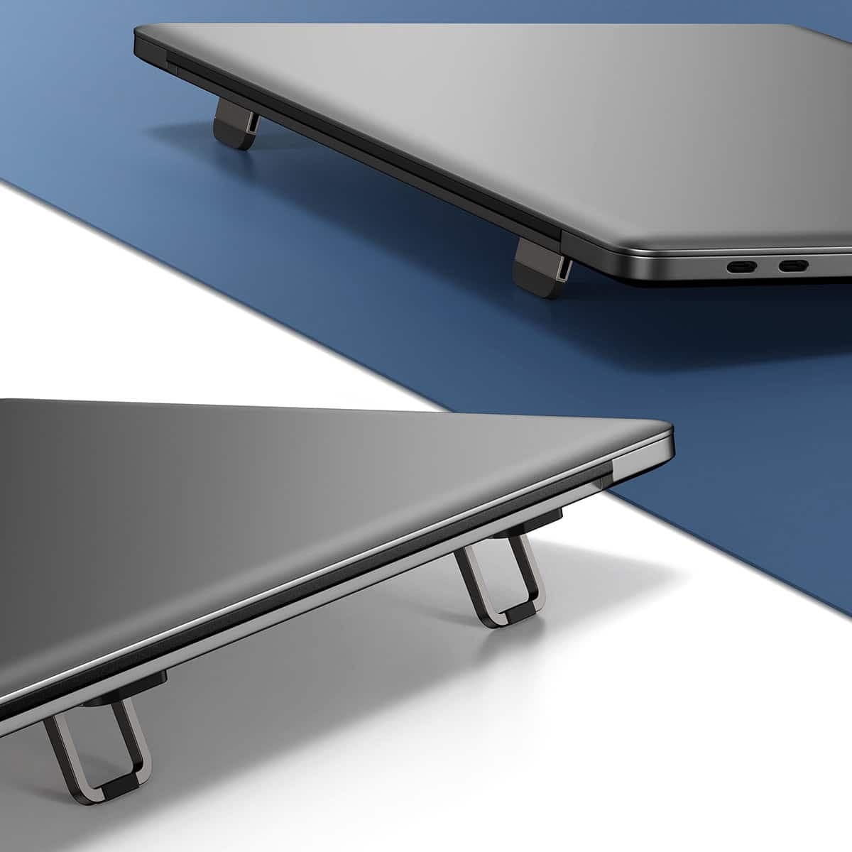 Baseus universal laptop feet stands (2 pcs.) Γκρί (LUZC000013) 11