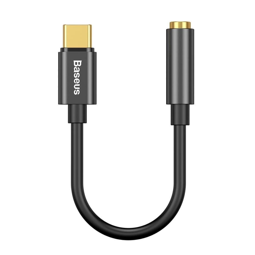 Baseus L54 headphone adapter USB-C to 3.5mm audio jack DAC 24 bit 48 KHz black (CATL54-01) 2