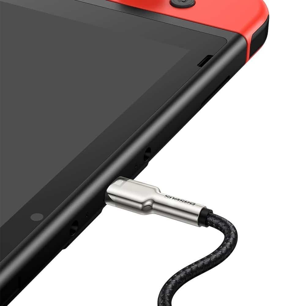 Baseus Cafule Series Metal Data USB Type C - USB Typ C Καλώδιο Power Delivery 100 W (20 V / 5 A) 2 m black (CATJK-D01) 8