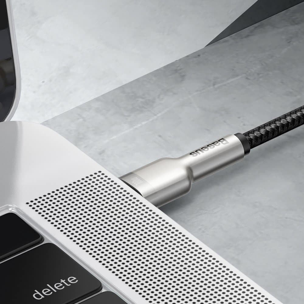 Baseus Cafule Series Metal Data USB Type C - USB Typ C Καλώδιο Power Delivery 100 W (20 V / 5 A) 2 m black (CATJK-D01) 9