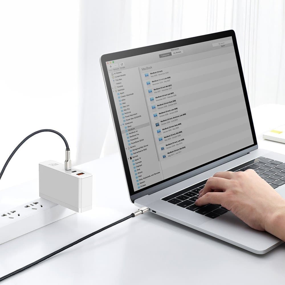 Baseus Cafule Series Metal Data USB Type C - USB Typ C Καλώδιο Power Delivery 100 W (20 V / 5 A) 2 m black (CATJK-D01) 10