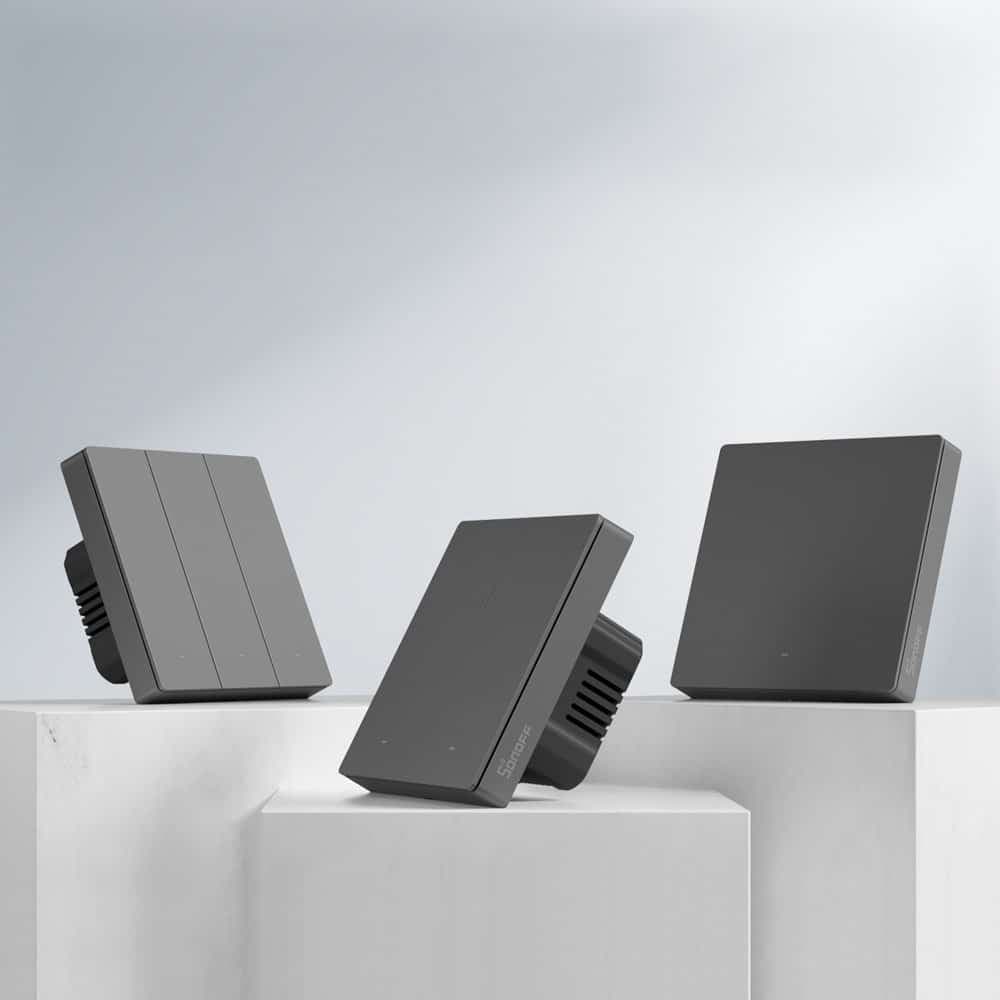 Sonoff έξυπνος επιτοίχιος διακόπτης Wi-Fi 1 κανάλι (Μαύρο) (M5-1C-80) 6