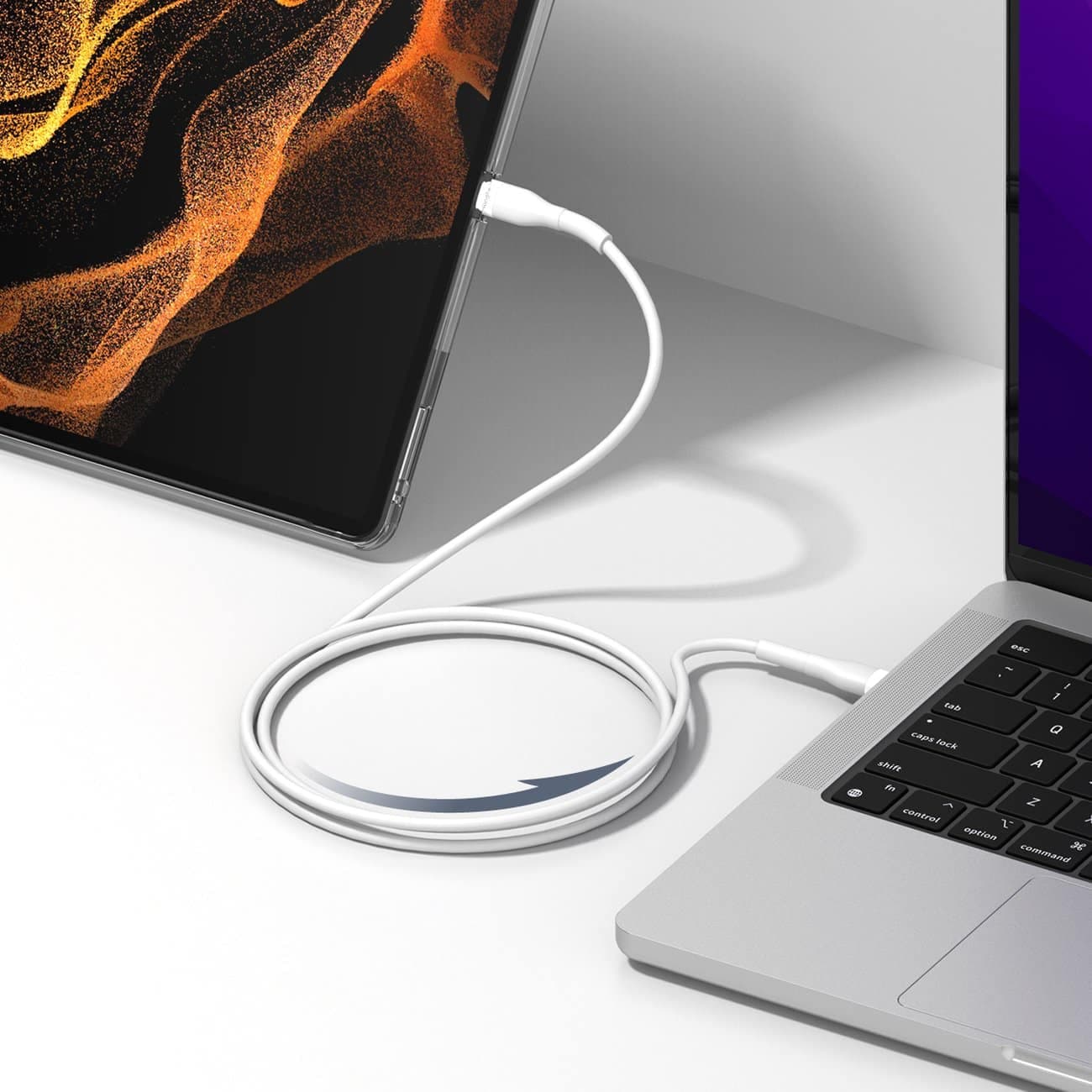 Ringke USB-A cable - Lightning 480Mb / s 12W 2m Κίτρινο (CB60037RS) 11