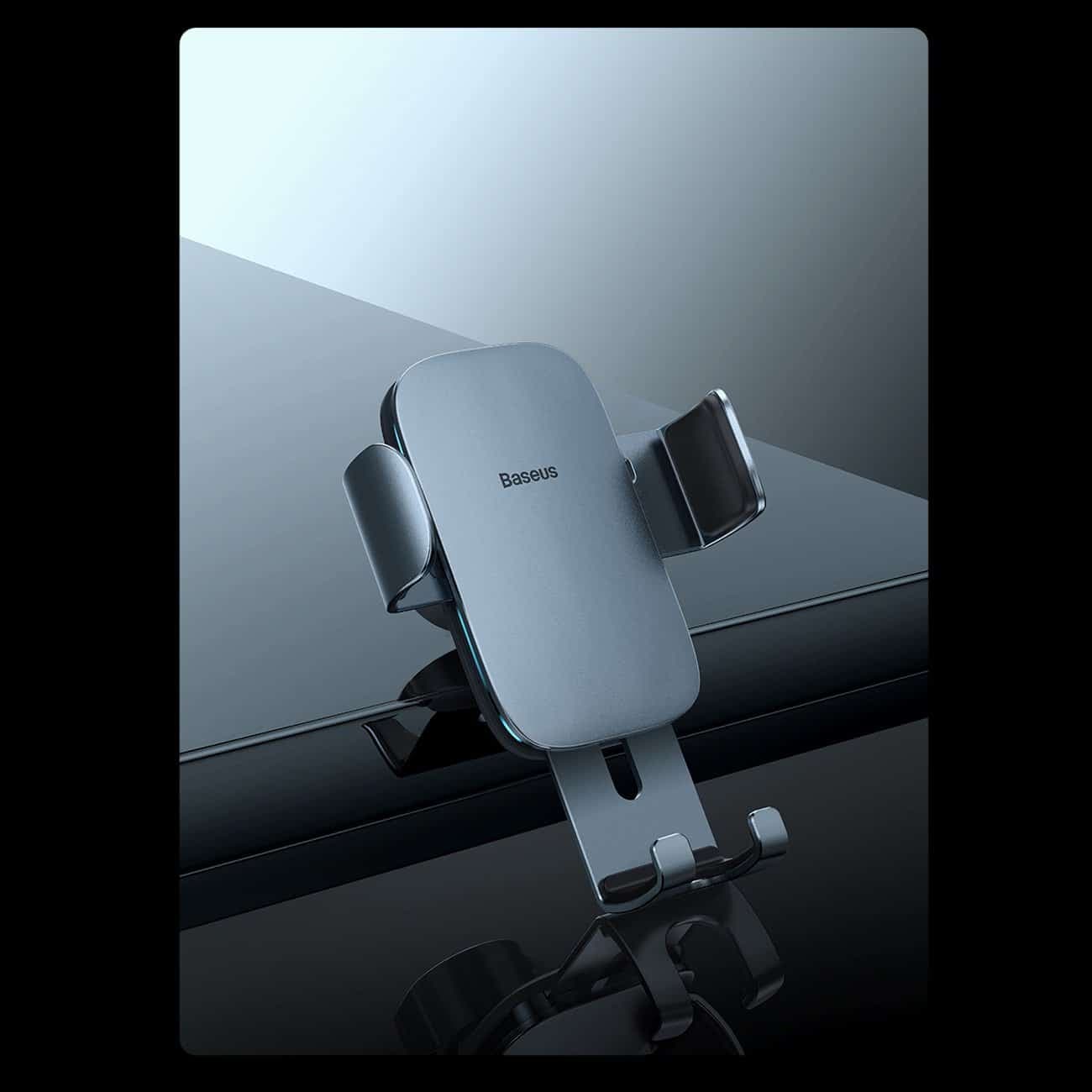 Baseus Metal AgeⅡ gravity holder for round car air vent dark Γκρί (SUJS030013) 23