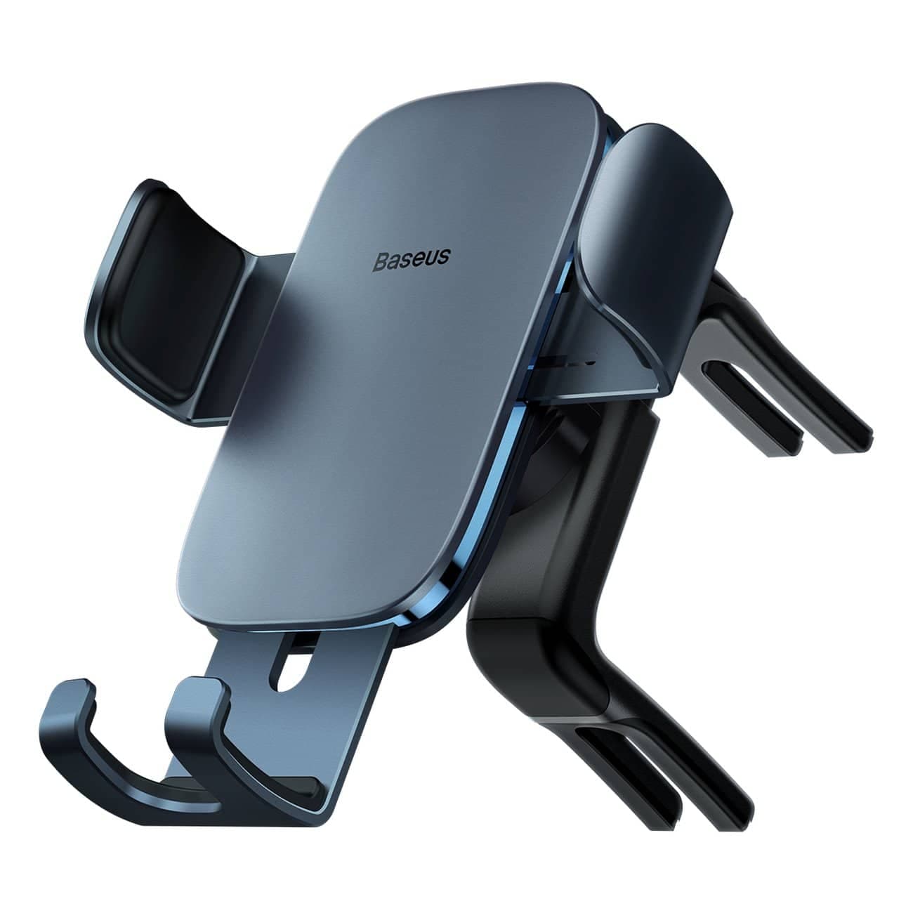 Baseus Metal AgeⅡ gravity holder for round car air vent dark Γκρί (SUJS030013) 2