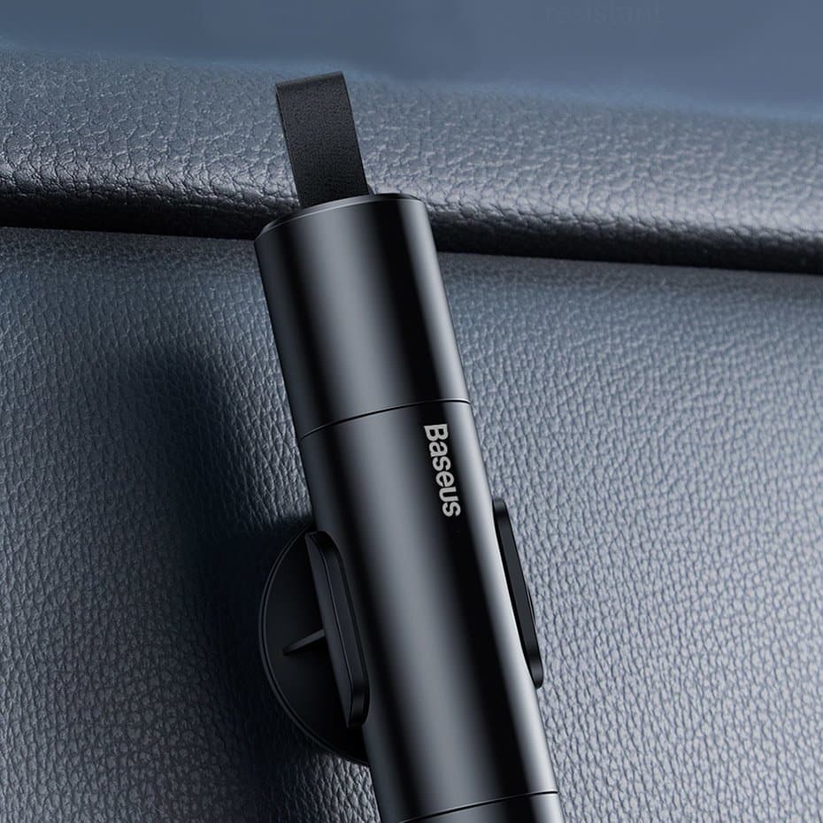 Baseus Sharp Tool Safety Hammer (Window-breaking+Safety belt cutting) Dark gray (CRSFH-0G) 17
