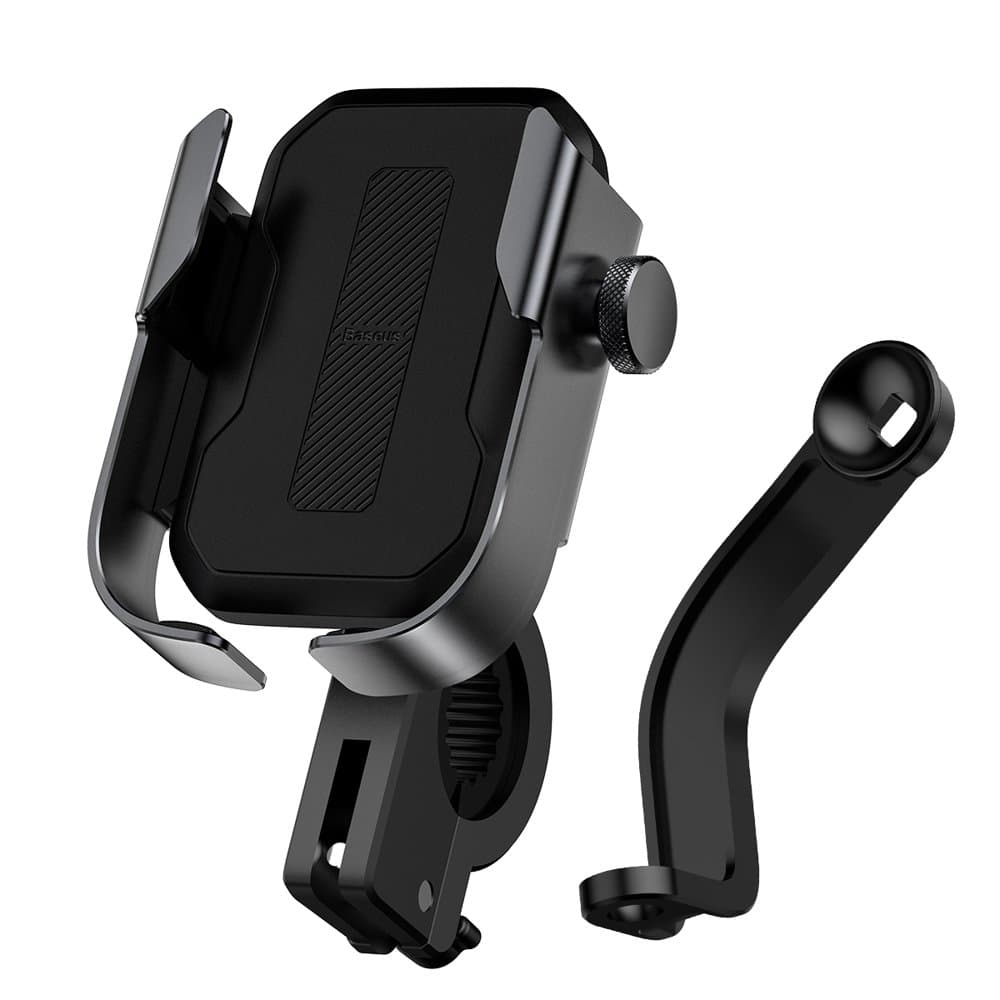 Baseus bicycle phone holder for the handlebar mirror black (SUKJA-01)