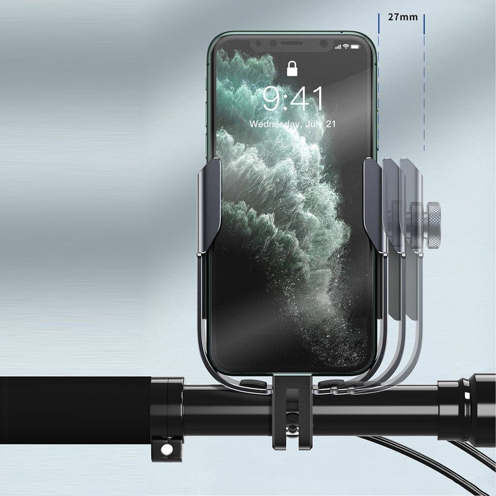 Baseus bicycle phone holder for the handlebar mirror black (SUKJA-01) 16