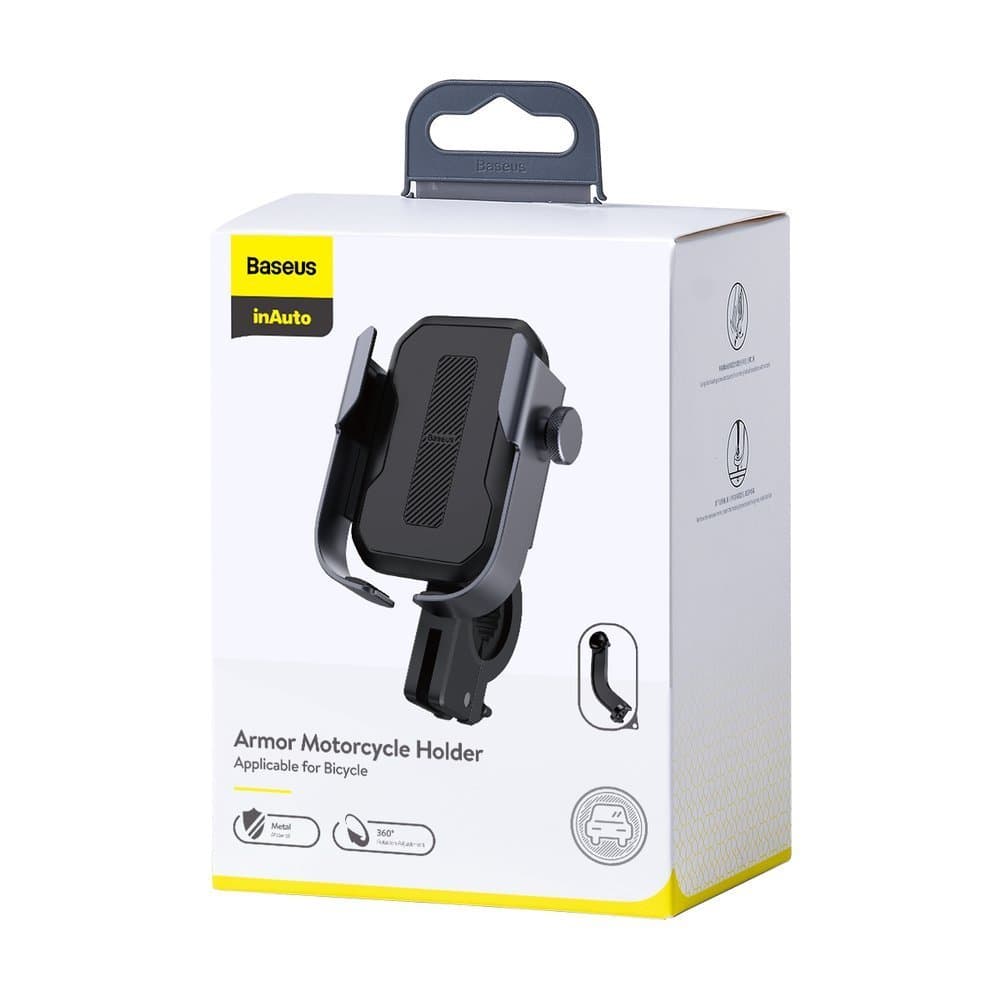 Baseus bicycle phone holder for the handlebar mirror black (SUKJA-01) 24