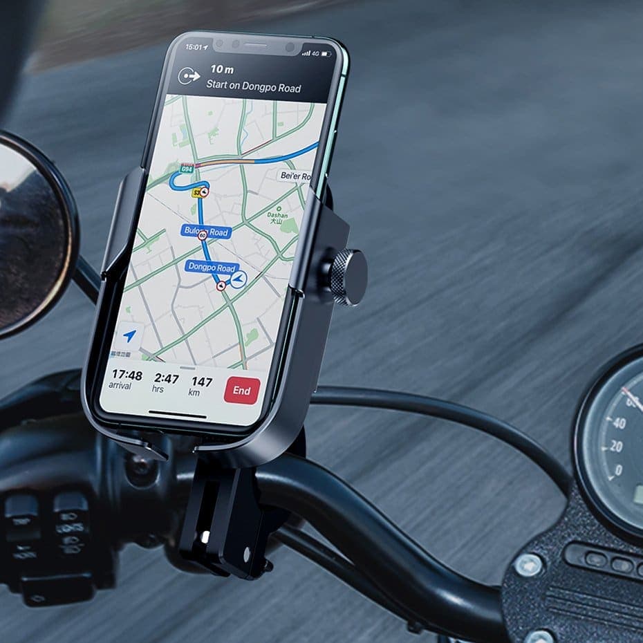 Baseus bicycle phone holder for the handlebar mirror black (SUKJA-01) 7