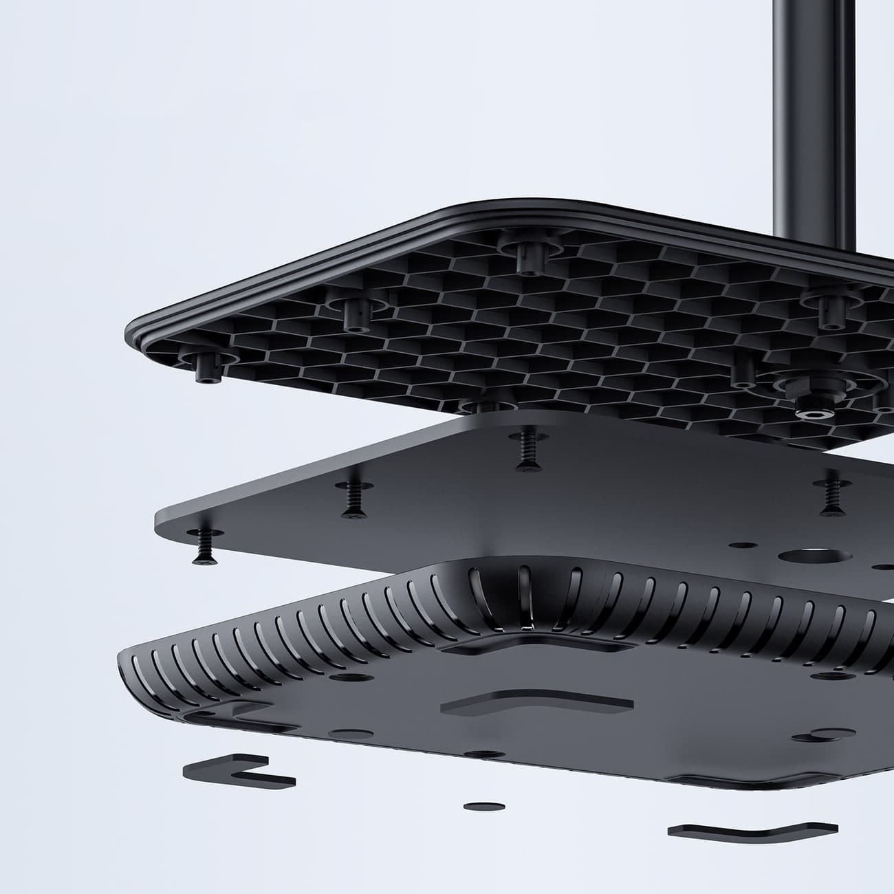 Acefast telescopic phone and tablet holder (135-230mm wide) for the desk 360 ° Μαύρο (E4 Μαύρο) 14
