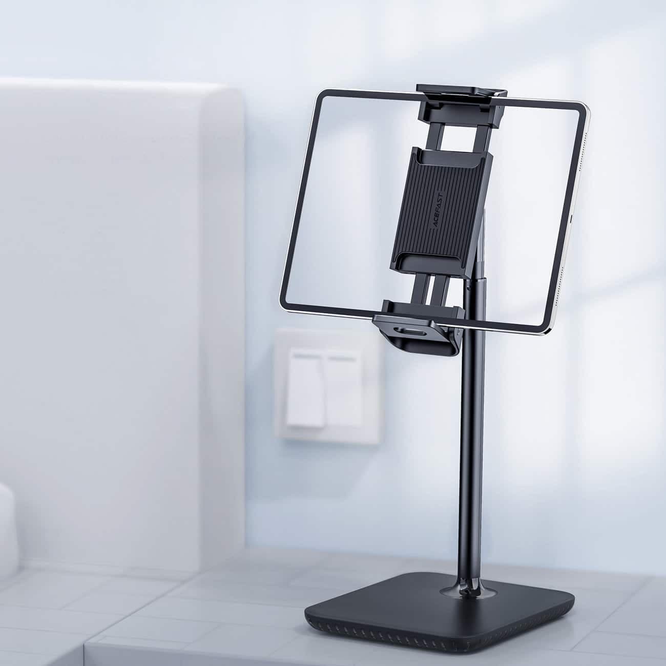 Acefast telescopic phone and tablet holder (135-230mm wide) for the desk 360 ° Μαύρο (E4 Μαύρο) 16