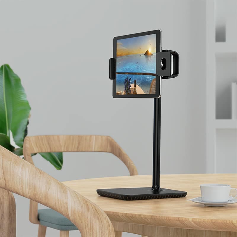 Acefast telescopic phone and tablet holder (135-230mm wide) for the desk 360 ° Μαύρο (E4 Μαύρο) 9