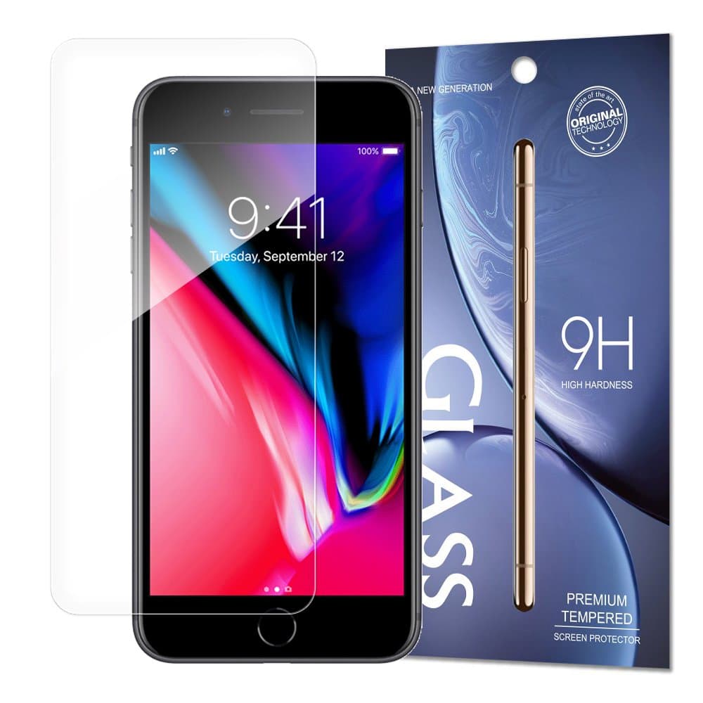 Tempered Glass 9H Screen Protector for iPhone 8 Plus / iPhone 7 Plus (packaging – envelope)