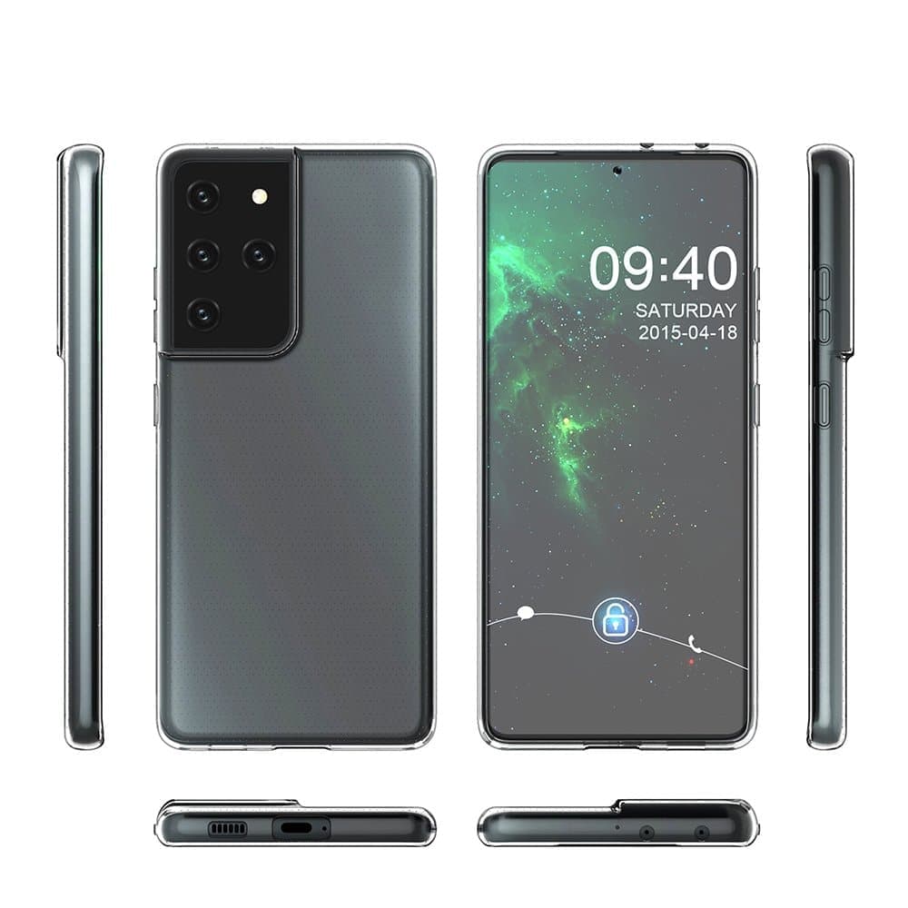 OEM Ultra Clear - θήκη για Samsung Galaxy S21 Ultra 5G - Διάφανο 3
