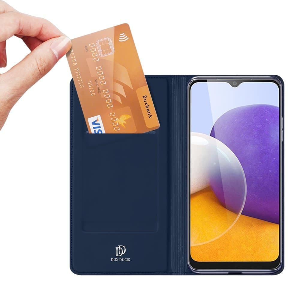 Dux Ducis Skin Pro - θήκη για Samsung Galaxy A22 - Μπλε 2