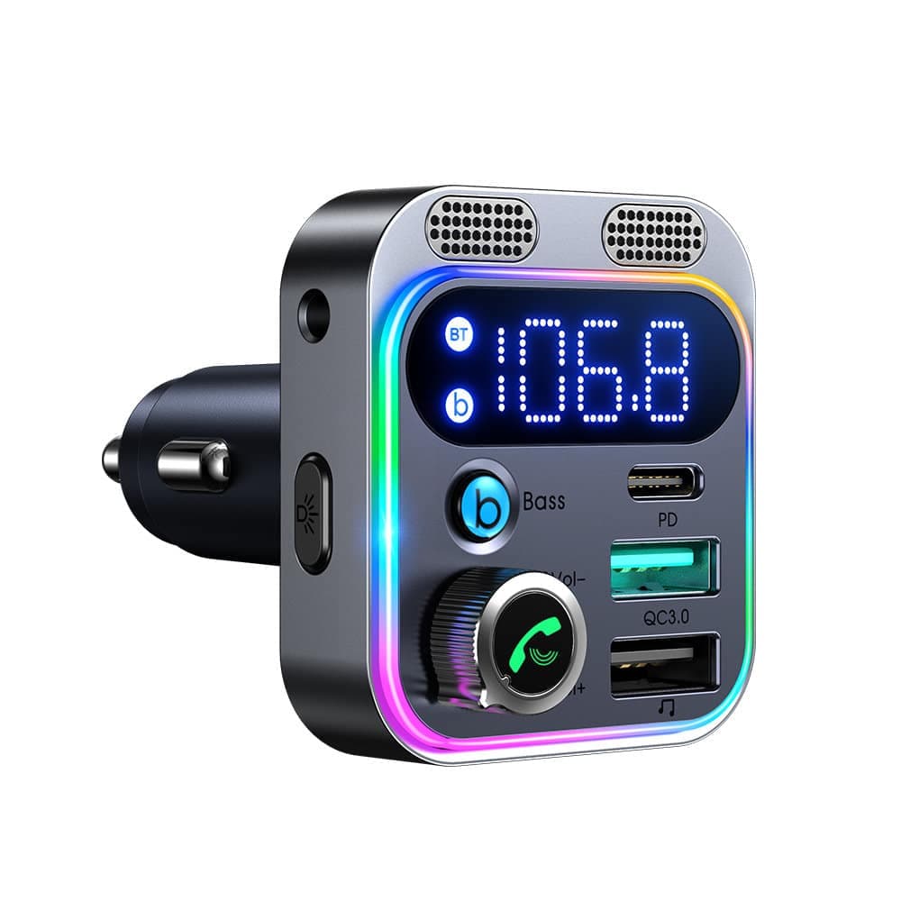 Joyroom FM transmitter / car charger 48W PPS/PD/QC3.0 Μαύρο (JR-CL16) 9