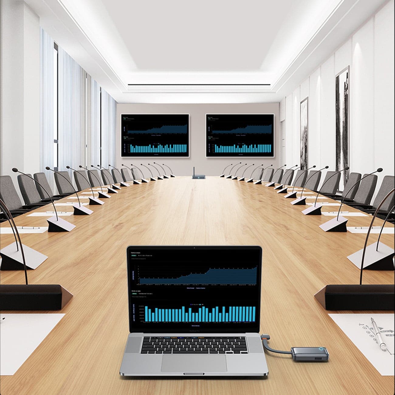 Baseus Set of Transmitter and Receiver for Wireless HDMI 4K 30Hz (Black) (WKGQ050013) 18