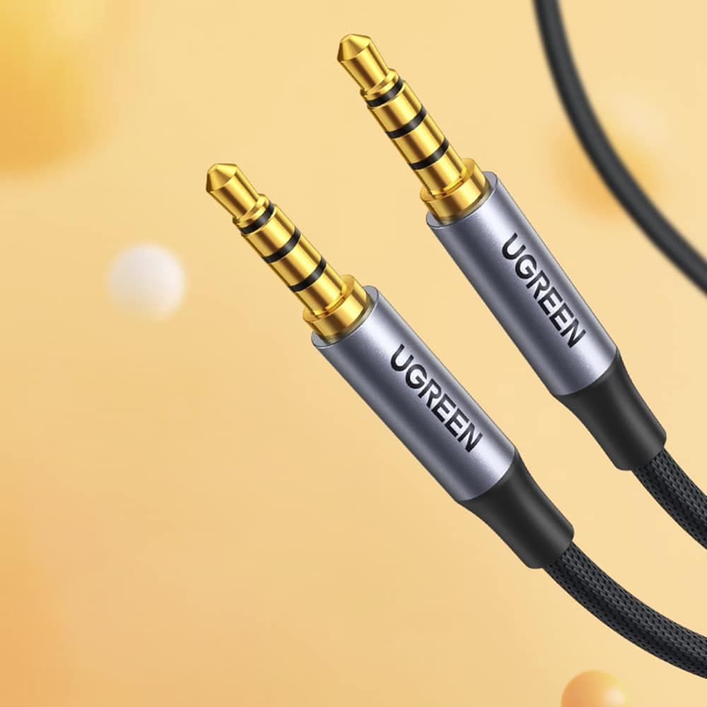 Ugreen cable AUX mini jack 3.5mm cable (male) - 3.5mm mini jack (male) 2m black (AV183) 3