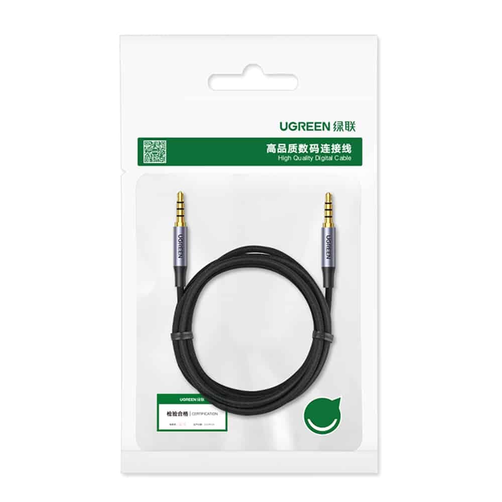 Ugreen cable AUX mini jack 3.5mm cable (male) - 3.5mm mini jack (male) 2m black (AV183) 12