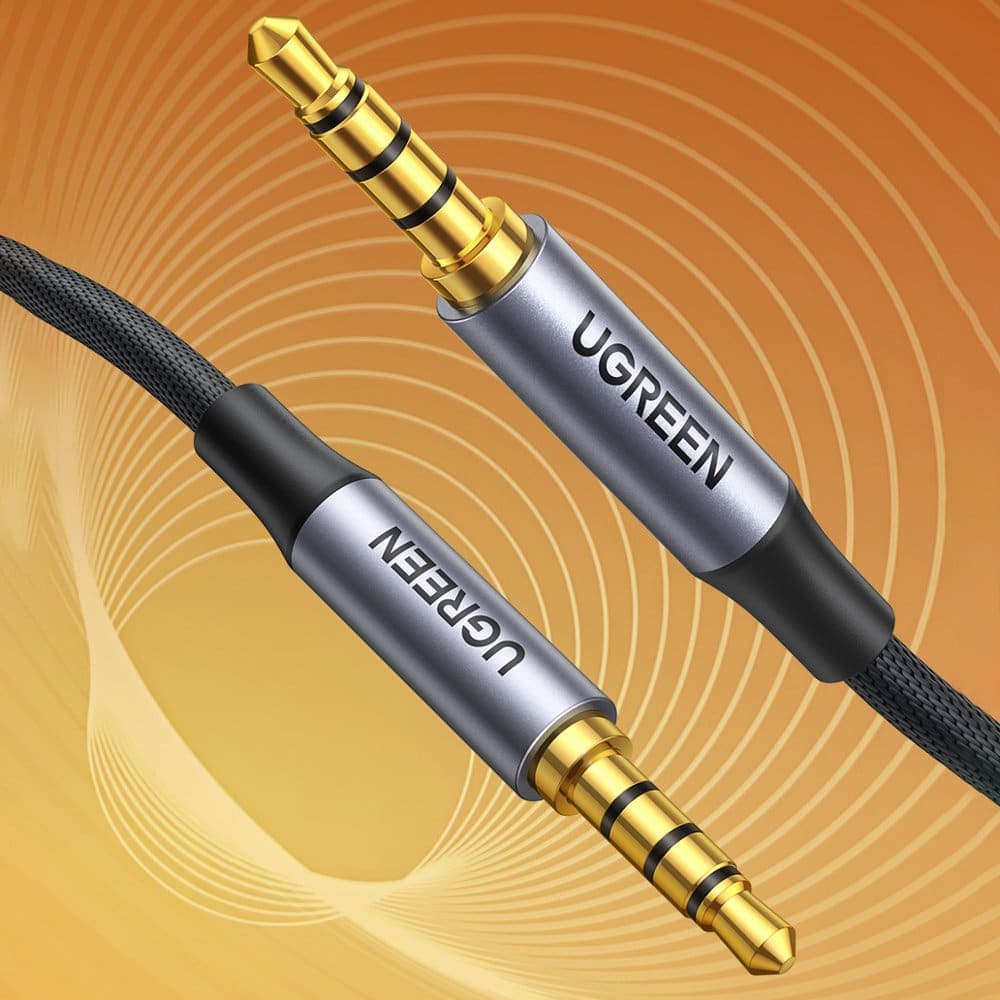 Ugreen cable AUX mini jack 3.5mm cable (male) - 3.5mm mini jack (male) 2m black (AV183) 4
