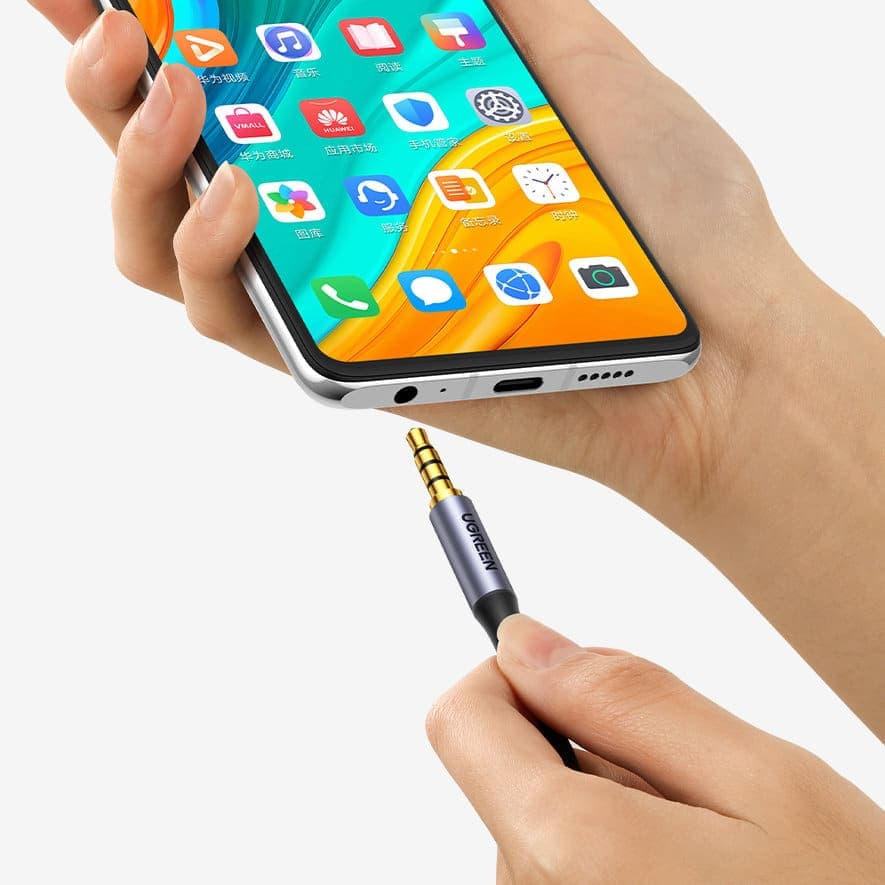 Ugreen cable AUX mini jack 3.5mm cable (male) - 3.5mm mini jack (male) 2m black (AV183) 2