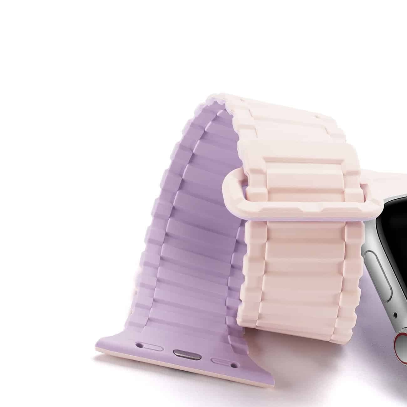 Dux Ducis Dux Ducis Apple Watch Strap (έκδοση Armor) - θήκη για Apple Watch Ultra / SE 8 7 6 5 4 3 2 1 42 χλστ - Ροζ 3