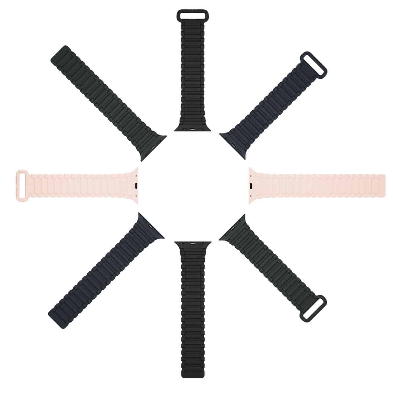 Dux Ducis Dux Ducis Apple Watch Strap (έκδοση Armor) - θήκη για Apple Watch Ultra / SE 8 7 6 5 4 3 2 1 42 χλστ - Ροζ 6