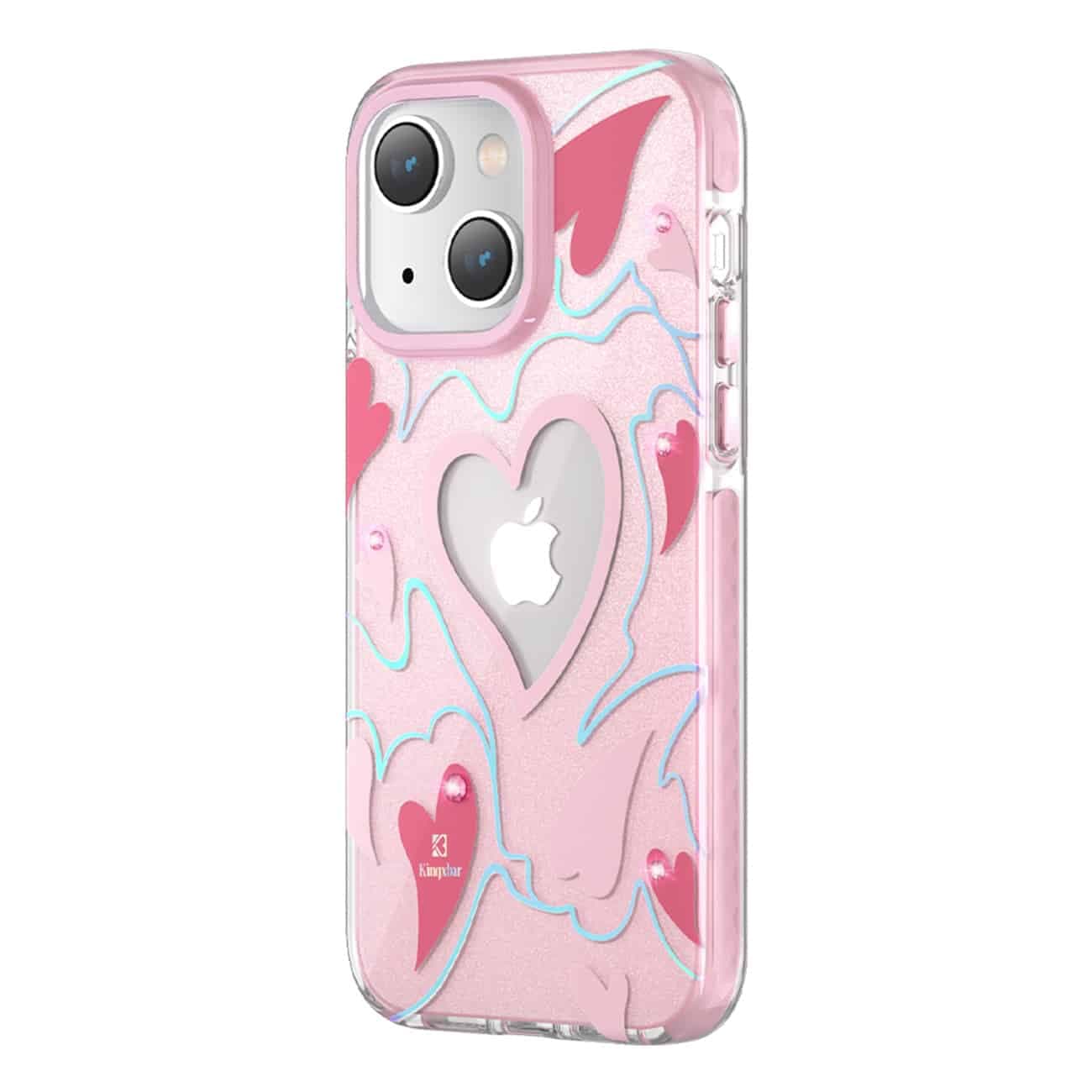 Kingxbar Heart Star Series - θήκη για Apple iPhone 14 Plus - Ροζ