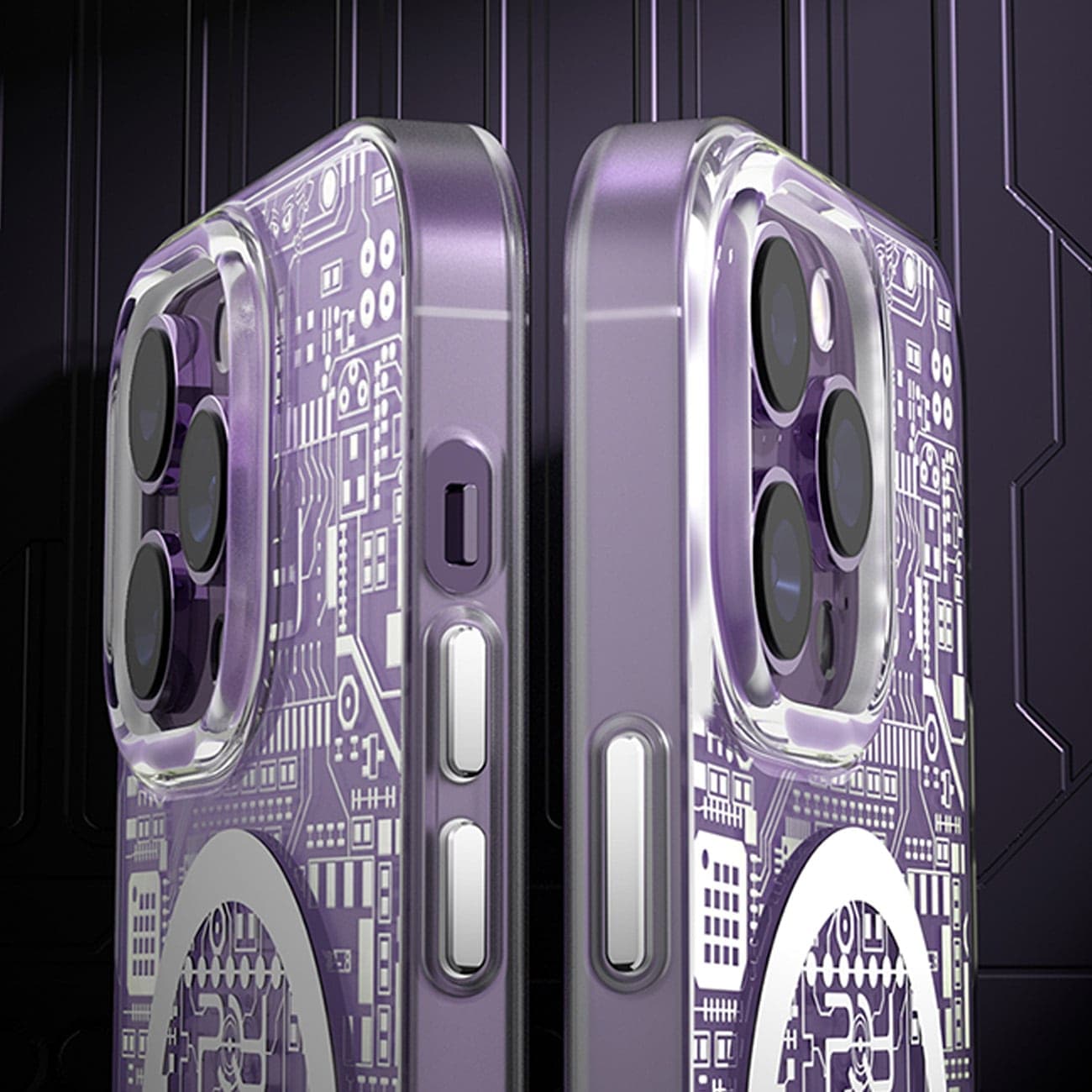 Kingxbar PQY Geek Series - θήκη για Apple iPhone 14 - Ασημί 10