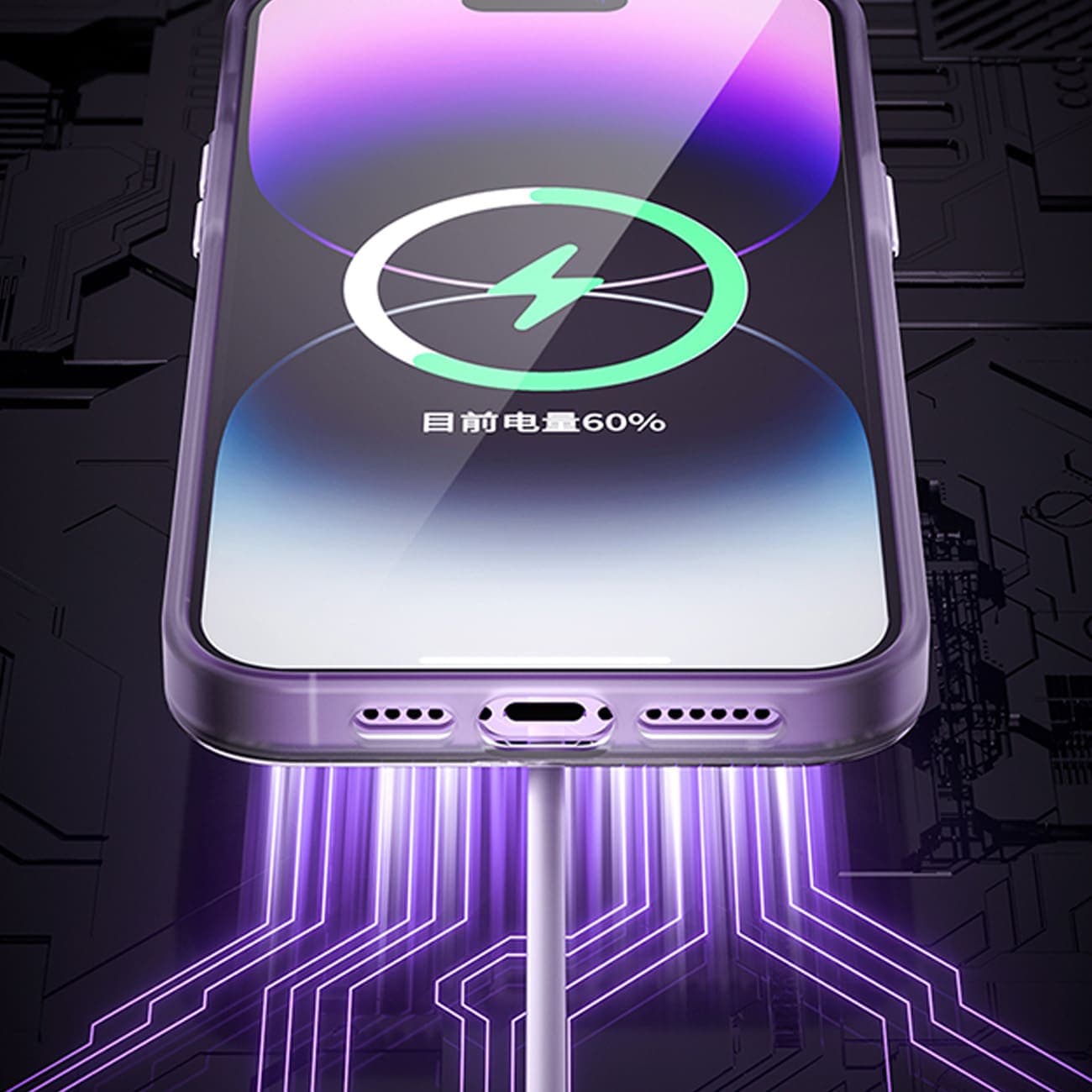 Kingxbar PQY Geek Series - θήκη για Apple iPhone 14 - Ασημί 4