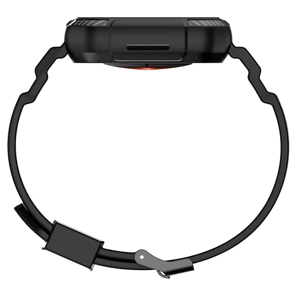 Kingxbar CYF537 2in1 Armored Case for Apple Watch SE/8/7/6/5/4/3/2/1 (45/44/42 mm) with black strap 8