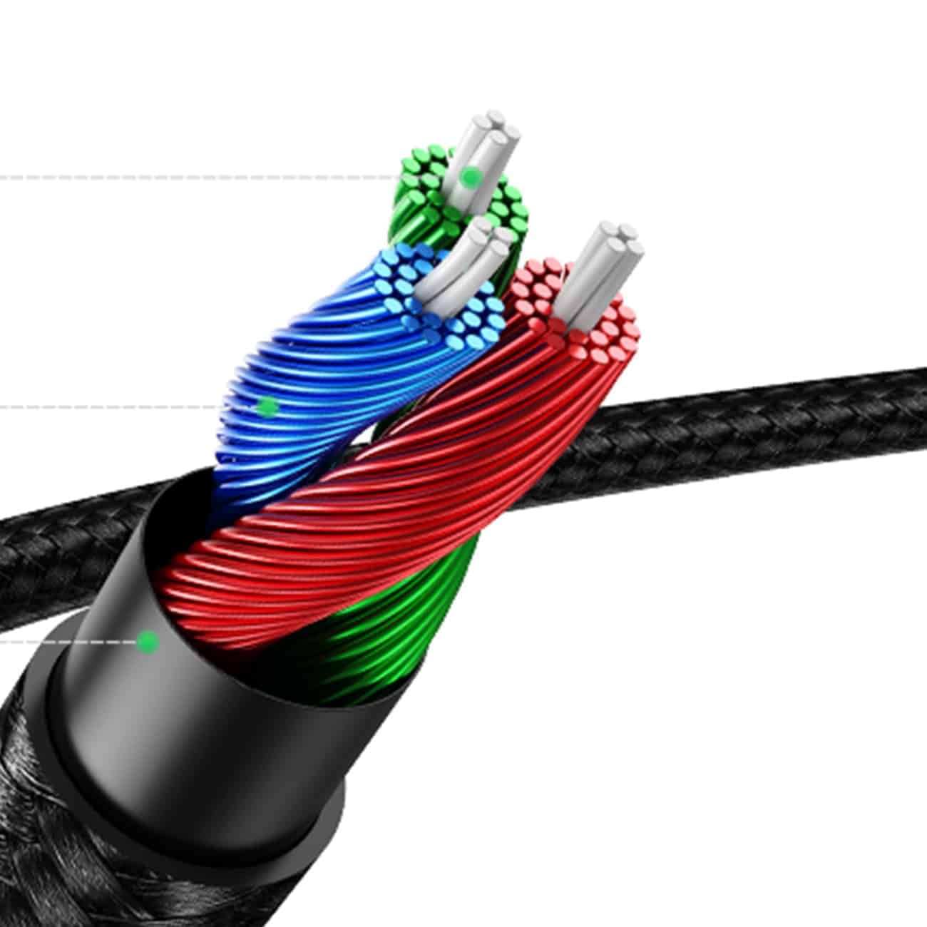 Ugreen AUX audio cable straight minijack 3.5 mm 1.5 m Μπλέ (AV112) 11